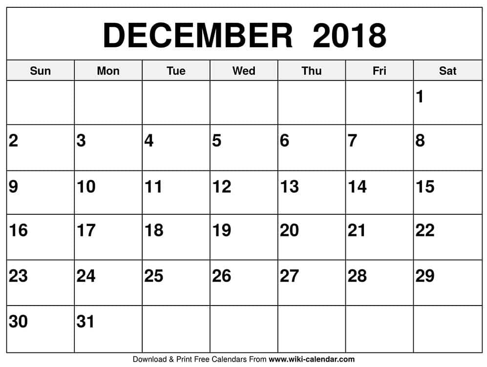 december-2018-calendar-wikidates