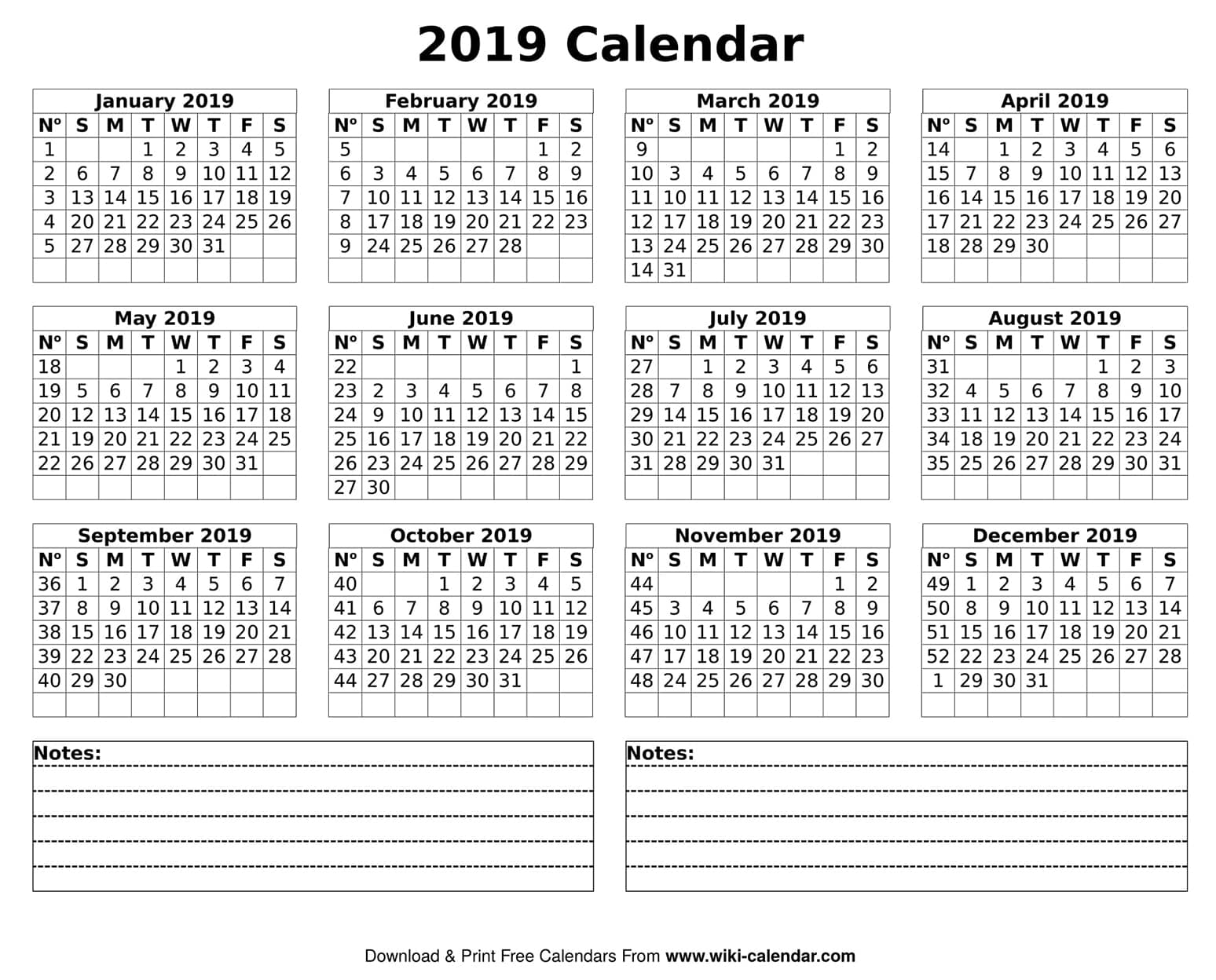 printable blank 2019 calendar templates 2019 calendar templates
