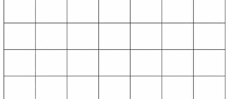 Blank Calendar