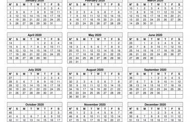 Download And Print Calendars For 2020 Wiki Calendar