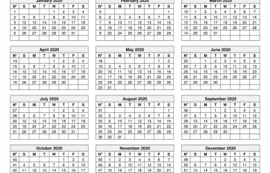 calendar aug 2020 to july 2021 Download And Print Calendars For 2020 Wiki Calendar calendar aug 2020 to july 2021