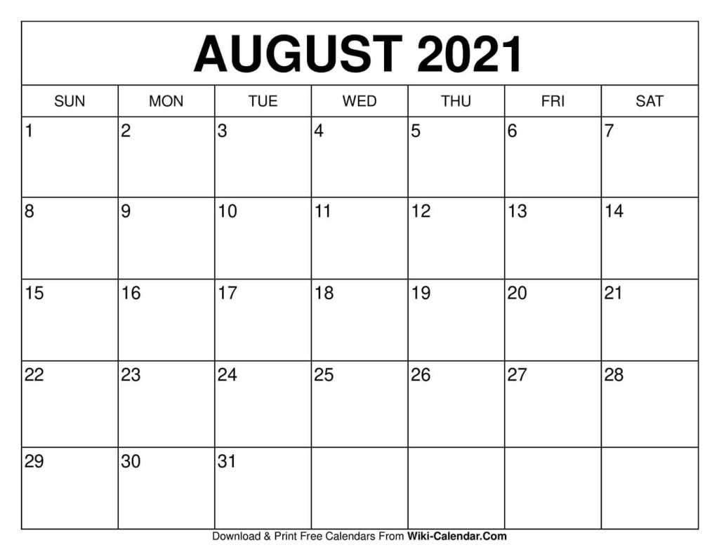 free printable august 2022 calendars