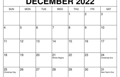 Free Printable 2022 Year and Month Calendars - Wiki Calendar