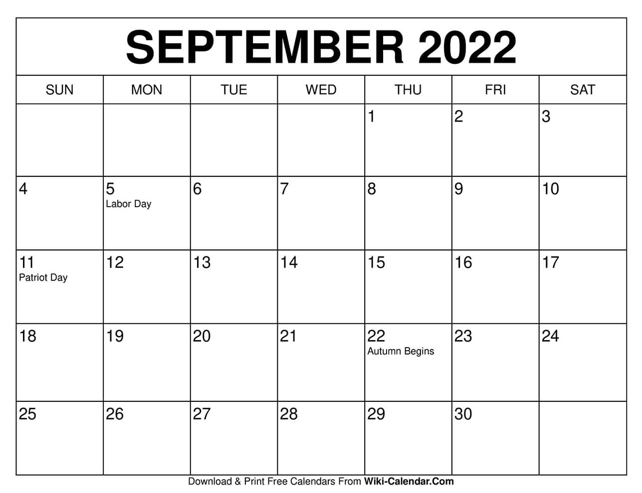 payment Grab Child Free Printable September 2022 Calendar - Wiki Calendar