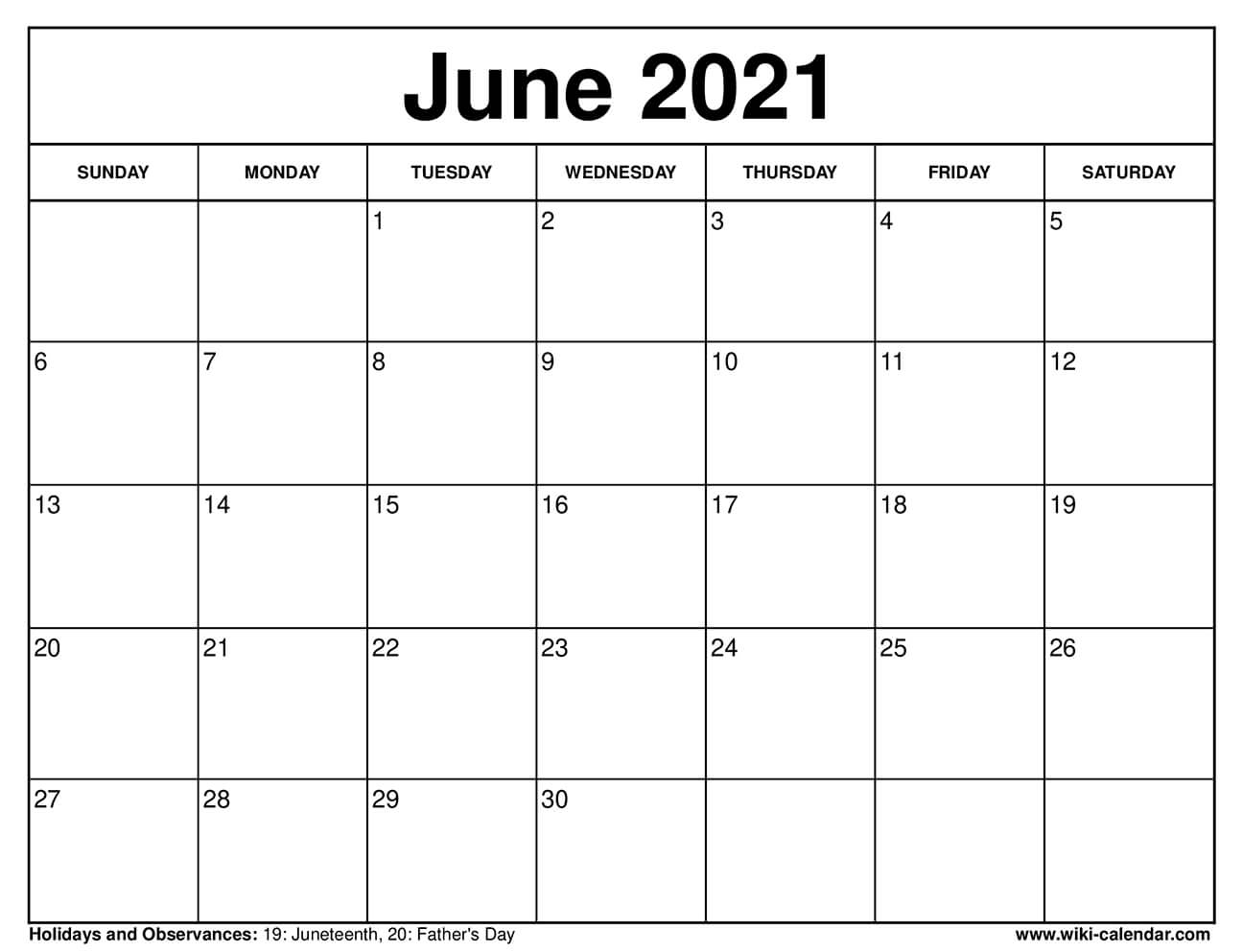 47+ Free Printable Monthly Calendar 2021 June Pics