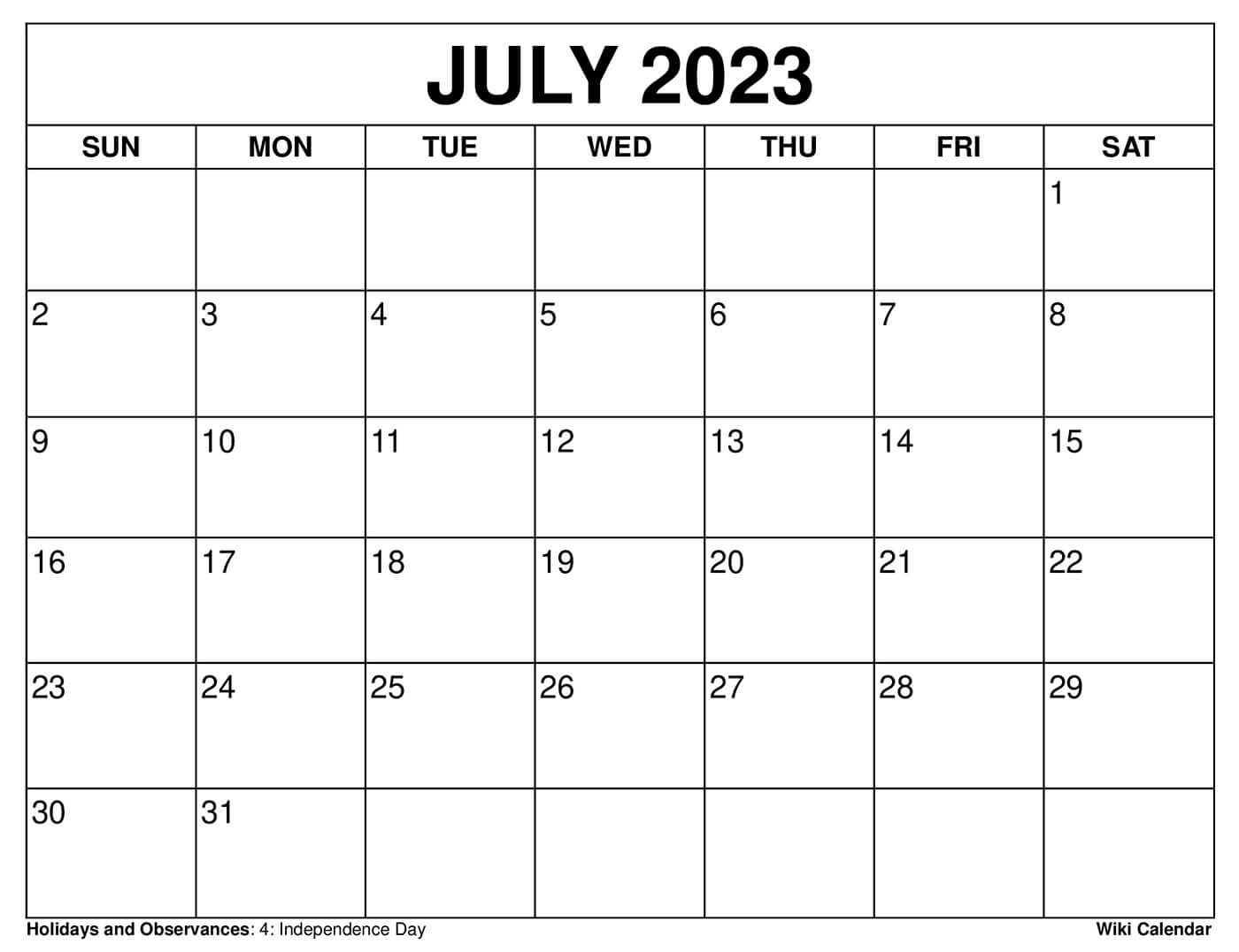 July 2022 Calendar Free Printable Calendar Printable July 2022 