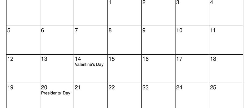 February 2023 Calendar