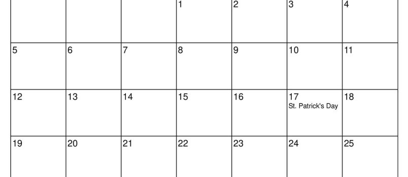 March 2023 Calendar