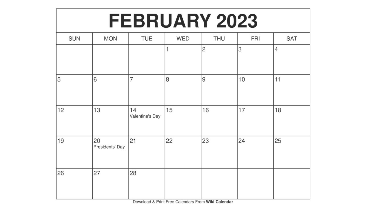 February, 2023