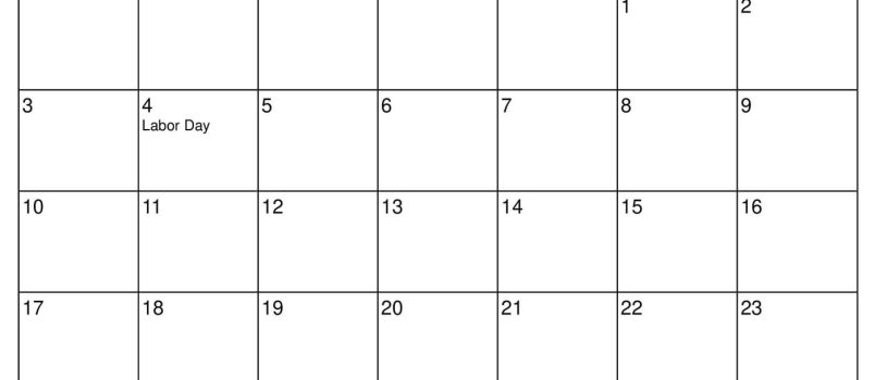 September 2023 Calendar