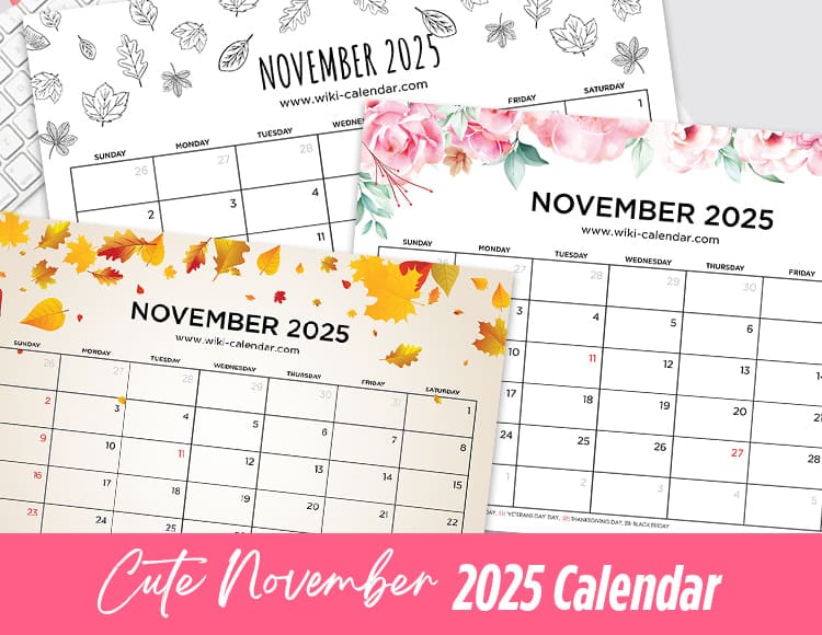 November 2025 Calendar - Printable Templates & More