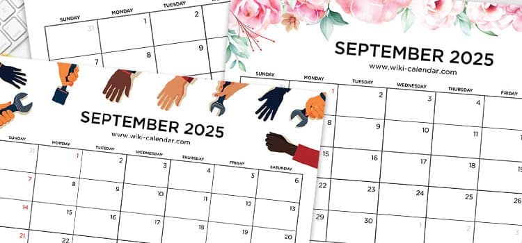 Cute September 2025 Calendar