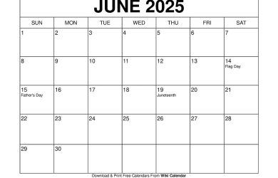 Free Printable Monthly Calendars 2025 - Wiki Calendar