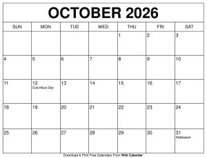 Download and Printable calendars for 2026 - Wiki Calendar